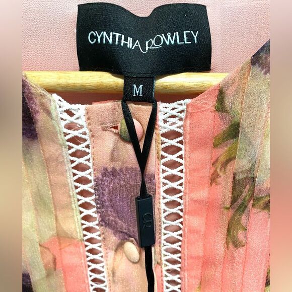 Cynthia Rowley Pink Floral Mini Dress - Picture 10 of 12
